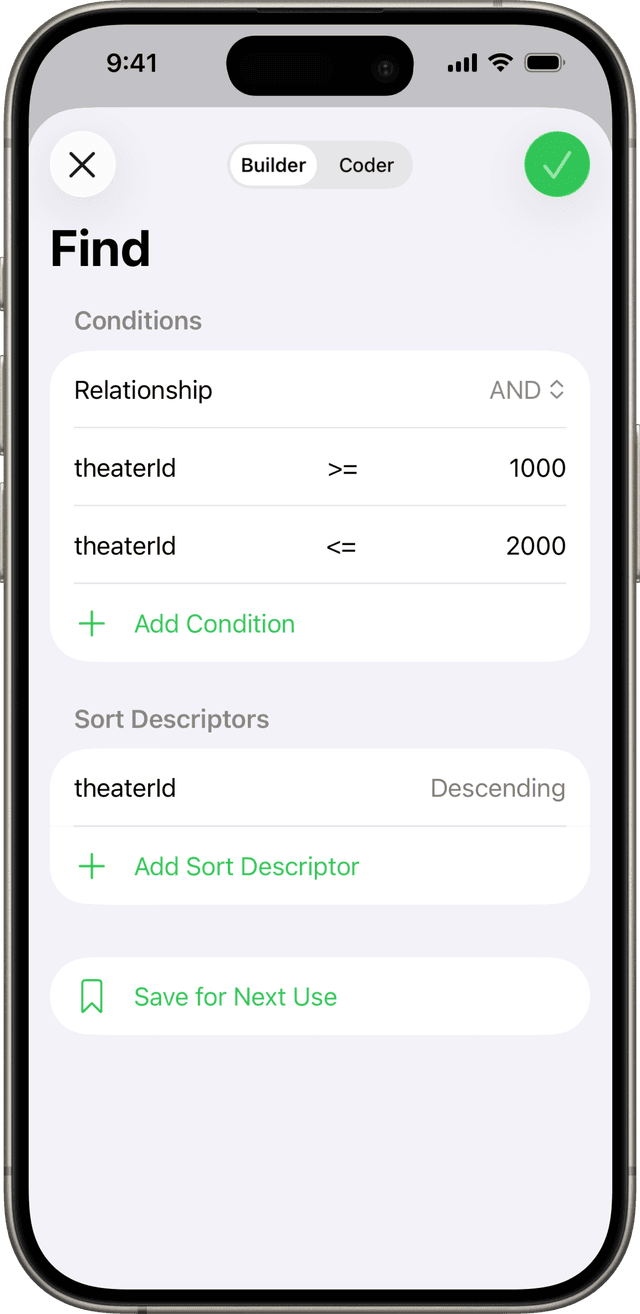 Powerful query tools