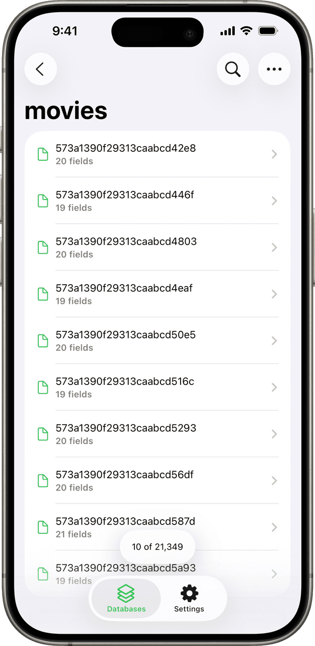 Documents in your hand